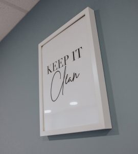 Keep it clean sign