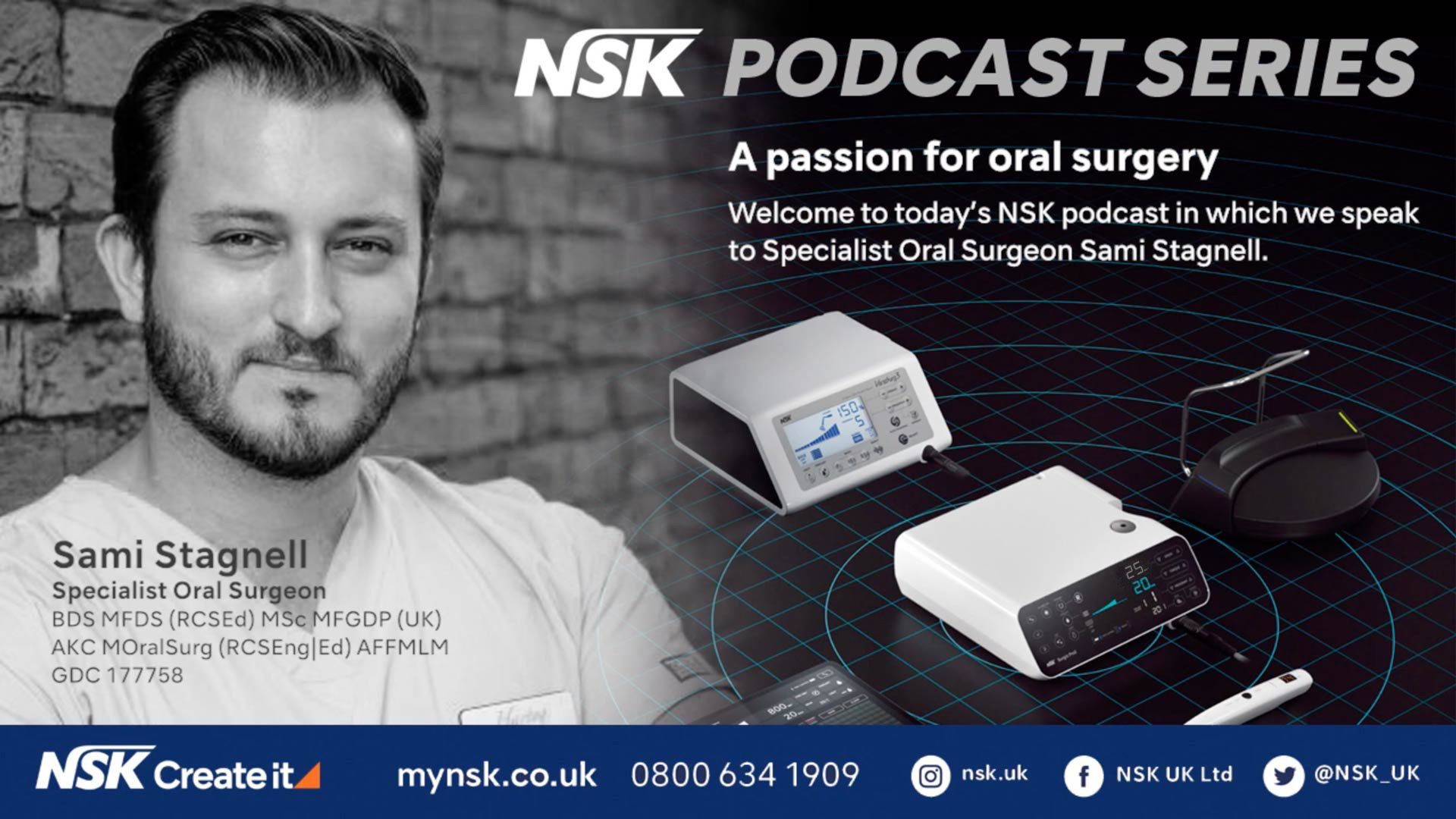 NSK Podcast Series – The new way forward for oral surgery with the Surgic Pro2